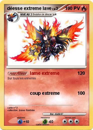 Pokemon déesse extreme lave