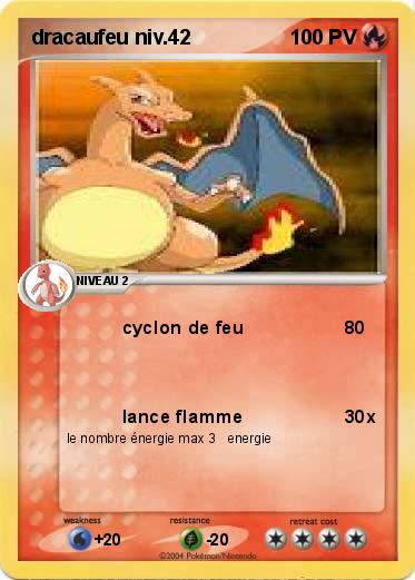 Pokemon dracaufeu niv.42