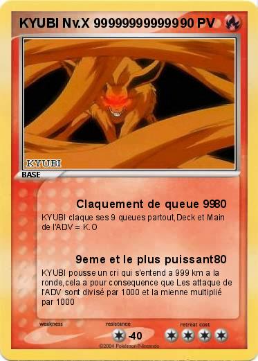 Pokemon KYUBI Nv.X 999999999999