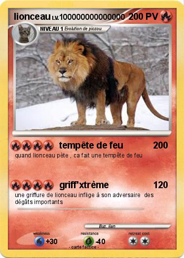 Pokemon lionceau