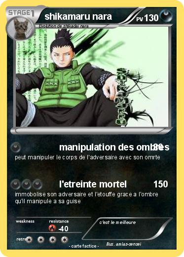 Pokemon shikamaru nara