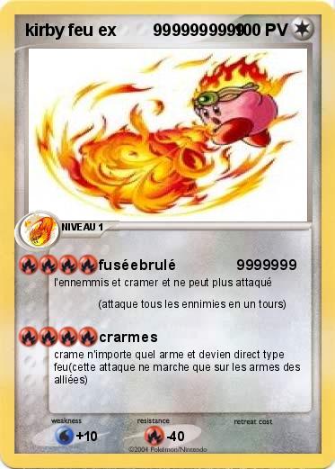 Pokemon kirby feu ex        9999999999        