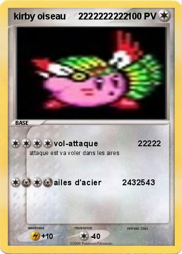 Pokemon kirby oiseau     2222222222         