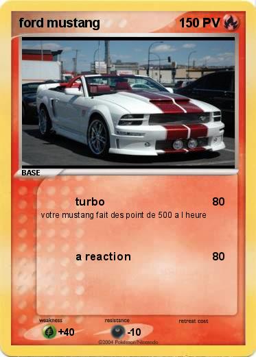 Pokemon ford mustang