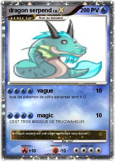 Pokemon dragon serpend