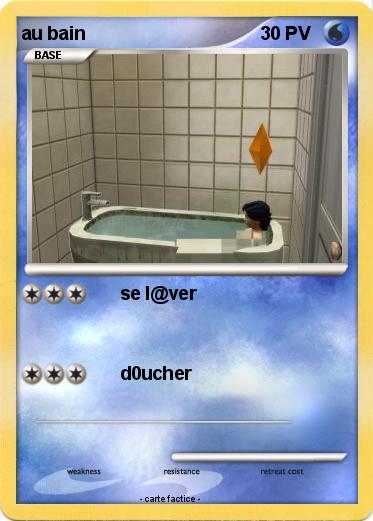 Pokemon au bain