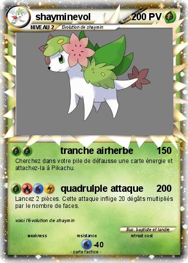 Pokemon shayminevol