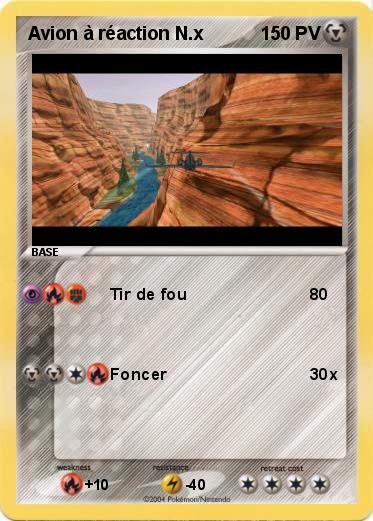 Pokemon Avion à réaction N.x