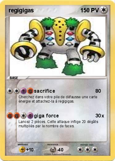Pokemon regigigas