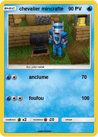 Pokemon chevalier mincrafte