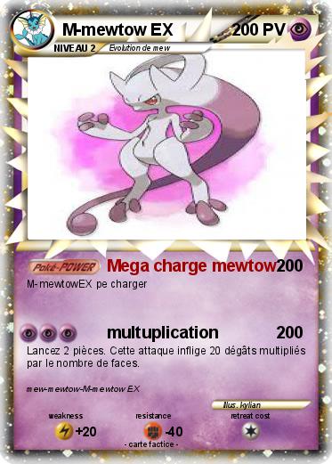 Pokemon M-mewtow EX