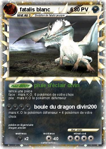 Pokemon fatalis blanc              6