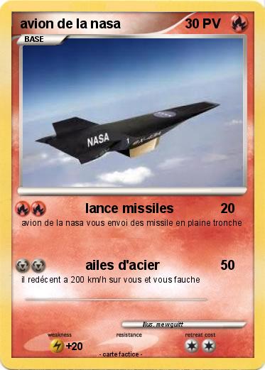 Pokemon avion de la nasa