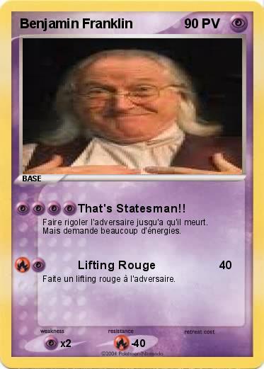 Pokemon Benjamin Franklin