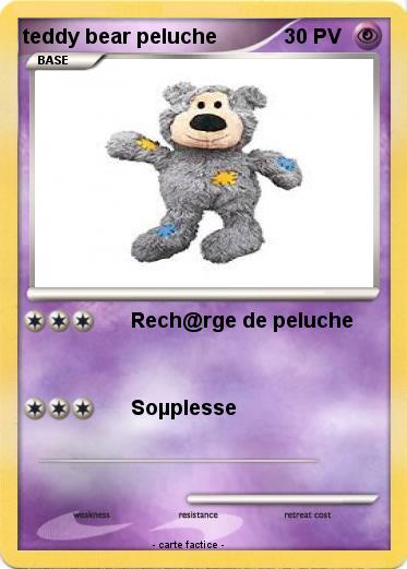 Pokemon teddy bear peluche