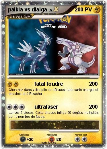 Pokemon palkia vs dialga