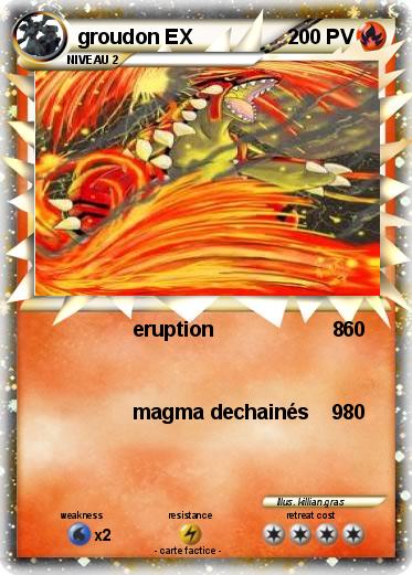 Pokemon groudon EX