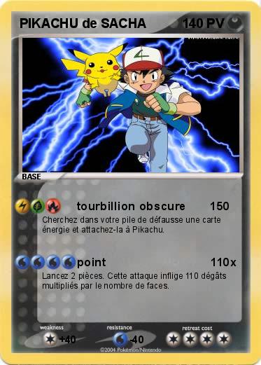 Pokemon PIKACHU de SACHA                          