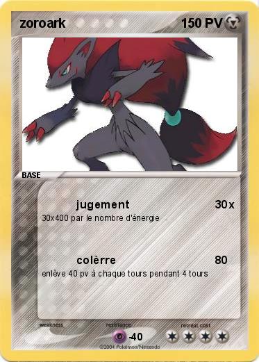 Pokemon zoroark