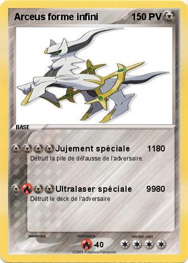 Pokemon Arceus forme infini