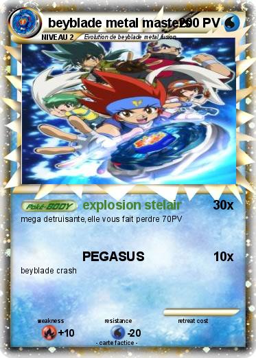 Pokemon beyblade metal masters