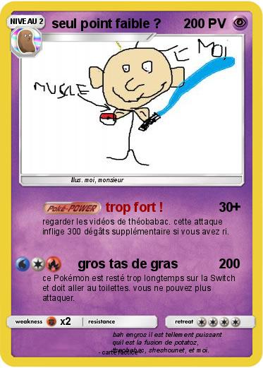 Pokemon seul point faible ?