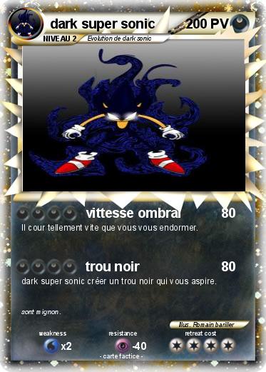 Pokemon dark super sonic