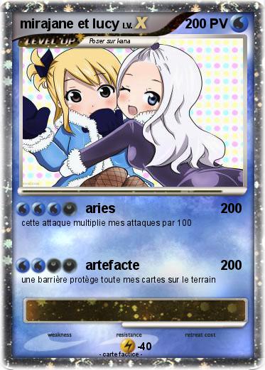 Pokemon mirajane et lucy