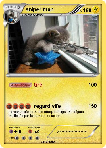 Pokemon sniper man
