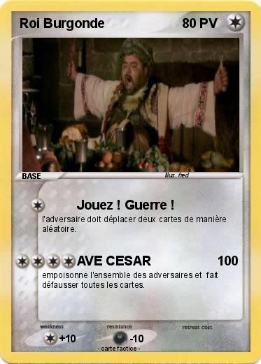 Pokemon Roi Burgonde