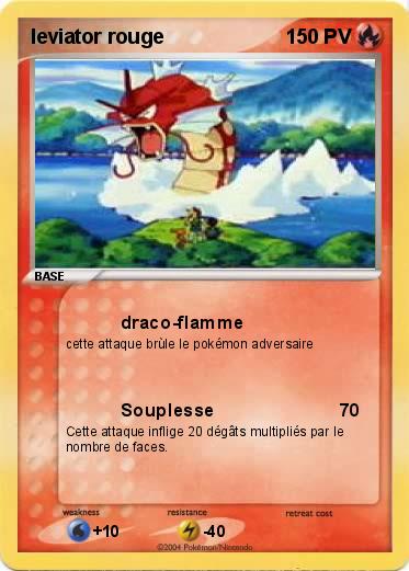 Pokemon leviator rouge