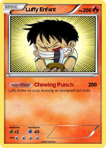 Pokemon Luffy Enfant