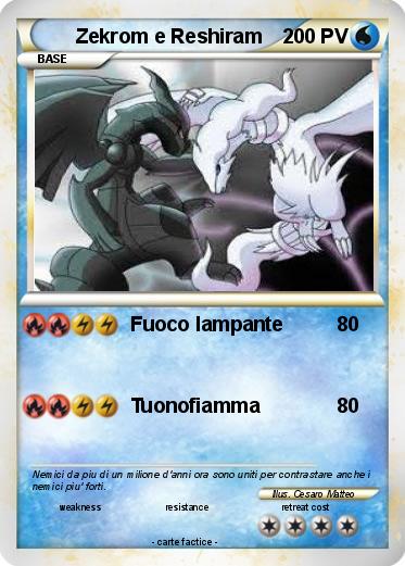 Pokemon Zekrom e Reshiram