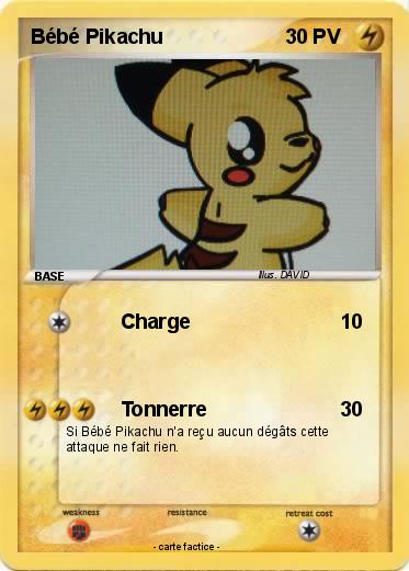 Pokemon Bébé Pikachu