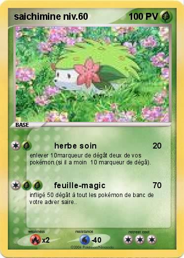 Pokemon saichimine niv.60
