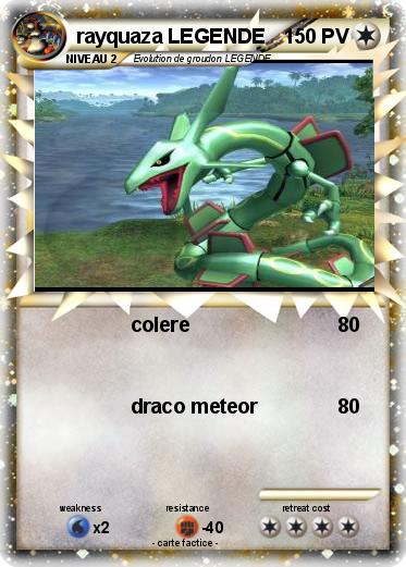 Pokemon rayquaza LEGENDE