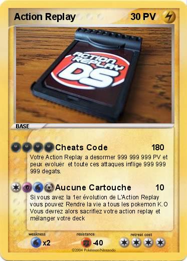 Pokemon Action Replay                                                                    