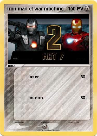 Pokemon iron man et war machine
