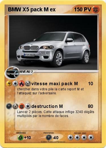 Pokemon BMW X5 pack M ex                