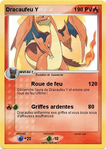 Pokemon Dracaufeu Y