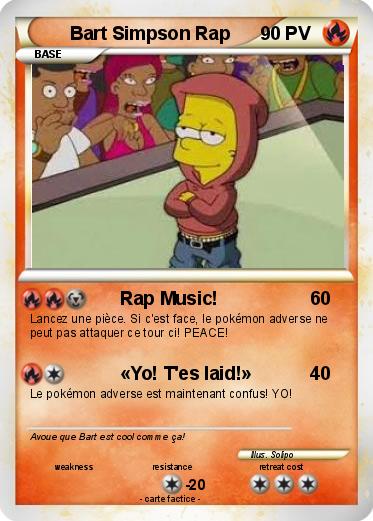 Pokemon Bart Simpson Rap