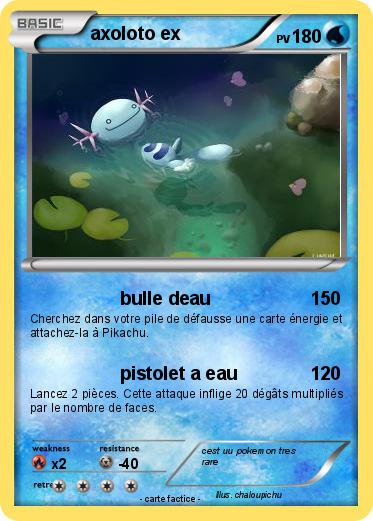 Pokemon axoloto ex