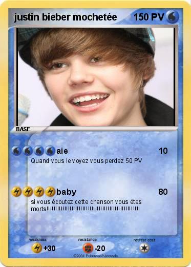 Pokemon justin bieber mochetée