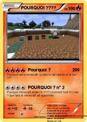 Pokemon POURQUOI ????