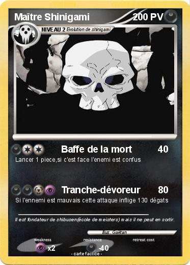 Pokemon Maître Shinigami