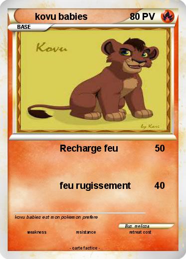 Pokemon kovu babies