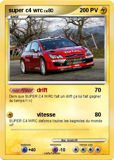 Pokemon super c4 wrc