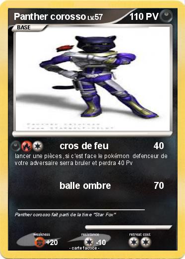Pokemon Panther corosso