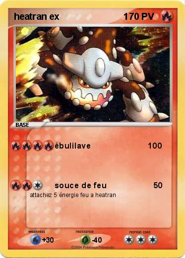 Pokemon heatran ex                         1