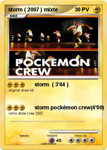 Pokemon storm ( 2007 ) mixte